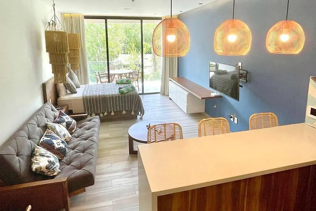Daire Dream Studio En Aldea Zama Rooftop Pool Blu Tulum Meksika
